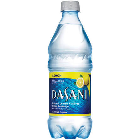 Dasani lemon water